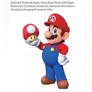 Nintendo Super Mario Bros
Ornament ⭐️ Great for all ages ⭐️ Brings back Memories